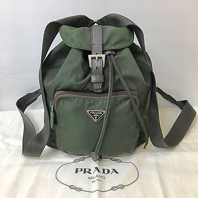 PRADA - 鑑定済み 正規品 PRADA プラダ リュックバッグ 送料込みの通販 by 和's shop｜プラダならラクマ