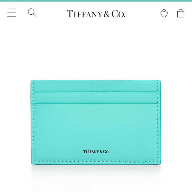 Tiffany & Co.(ティファニー)のTiffany&co. 新品未使用カードケース レディースのファッション小物(名刺入れ/定期入れ)の商品写真