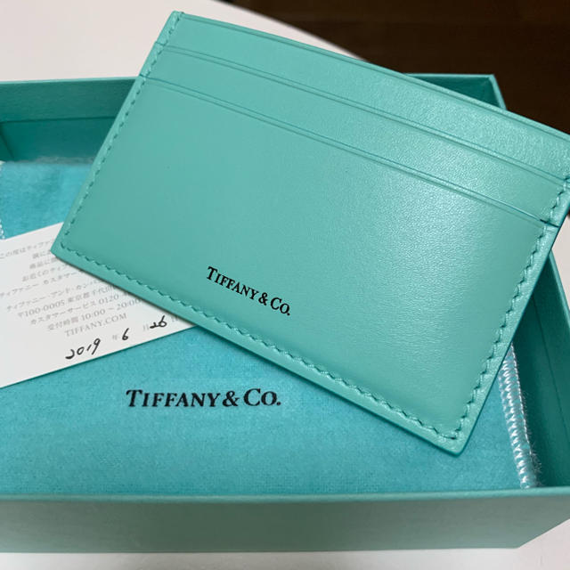 Tiffany & Co.(ティファニー)のTiffany&co. 新品未使用カードケース レディースのファッション小物(名刺入れ/定期入れ)の商品写真