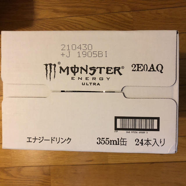 モンスターエナジー ウルトラ 24本入 1箱 食品/飲料/酒の飲料(ソフトドリンク)の商品写真