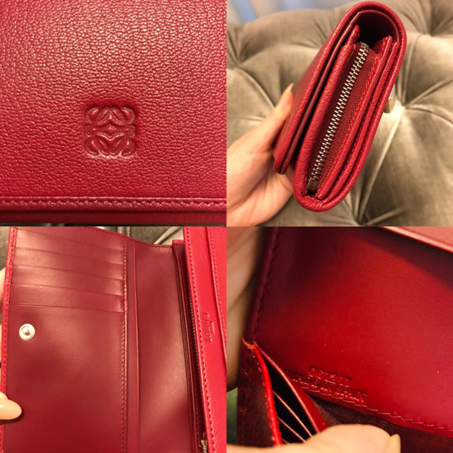 LOEWE(ロエベ)の美品✨ ロエベ ❤️ カデナ付き 二つ折り 財布 レディースのファッション小物(財布)の商品写真