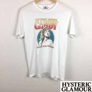 ヒステリックグラマー(HYSTERIC GLAMOUR)の美品 ヒステリックグラマー 半袖Tシャツ ホワイト サイズM(Tシャツ/カットソー(半袖/袖なし))