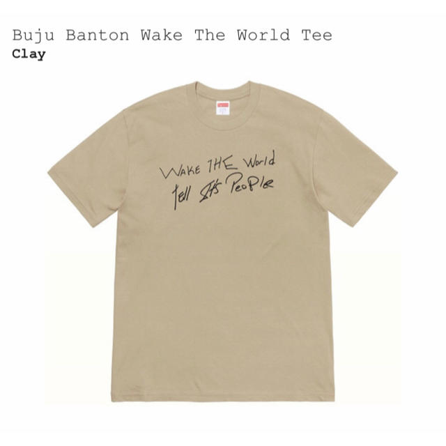 Tシャツ/カットソー(半袖/袖なし)Buju Banton Wake The World Tee Supreme