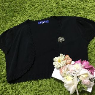 エムズグレイシー(M'S GRACY)の美品エムズグレイシー❤︎レディベーシックボレロ黒(ボレロ)