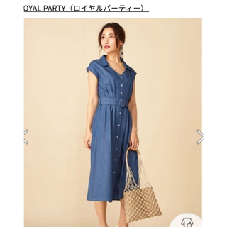 ロイヤルパーティー(ROYAL PARTY)のma様 ROYAL PARTY ストライプワンピース 新品(ひざ丈ワンピース)