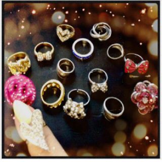 リング15点＆スタッズブレス(リング(指輪))