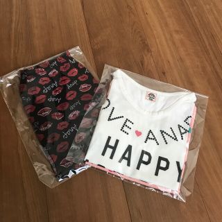 アナップキッズ(ANAP Kids)のKUREA様用  ANAPトップス&レギンスセット(Tシャツ/カットソー)