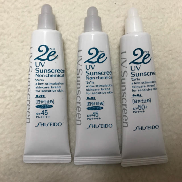 ドゥーエ 日焼け止め 3本おまとめ 2e ドゥーエ 日焼け止め ノンケミカル 敏感肌 SPF45 40g 3本