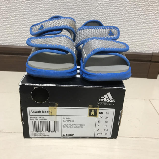 adidas(アディダス)の［美品］アディダス ベビーサンダル11.0cm キッズ/ベビー/マタニティのベビー靴/シューズ(~14cm)(サンダル)の商品写真