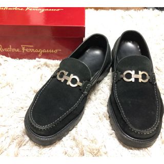 サルヴァトーレフェラガモ(Salvatore Ferragamo)のフェラガモ タク様 スウェードローファー レア ビジネスシューズ 革靴⑧(ドレス/ビジネス)