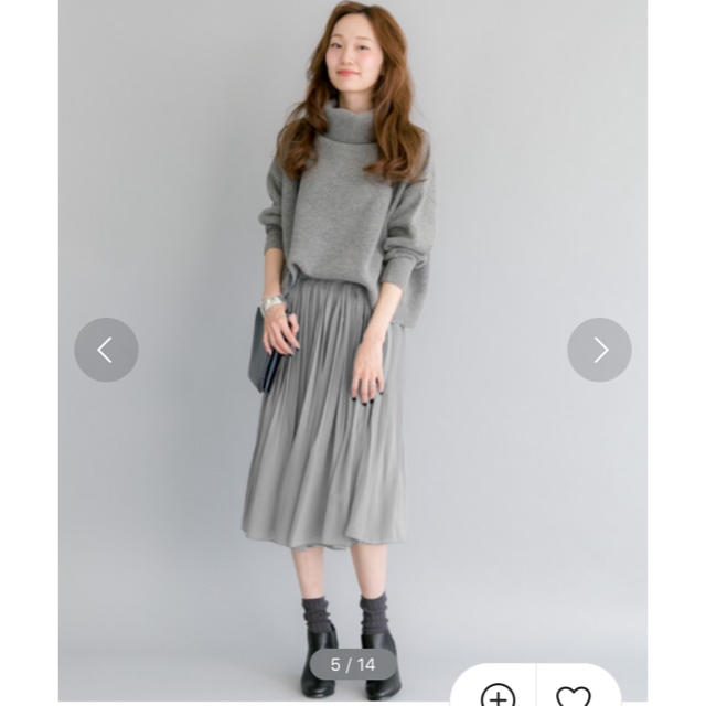 URBAN RESEARCH(アーバンリサーチ)のURBAN RESEARCH パウダーシフォンプリーツスカート レディースのスカート(ロングスカート)の商品写真