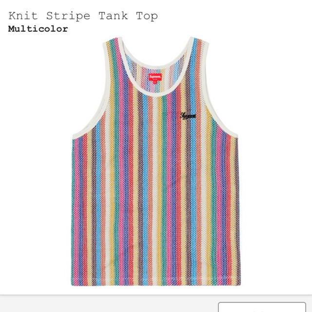 Supreme - Supreme week18 Knit Stripe Tank Topの通販 by 