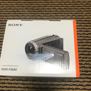 ソニー(SONY)のソニー 新品未使用 Handycam HDR-PJ680 ブロンズブラウン (ビデオカメラ)
