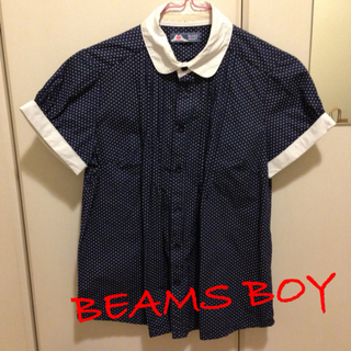 ビームスボーイ(BEAMS BOY)のビームスボーイ♡丸襟半袖シャツ(シャツ/ブラウス(半袖/袖なし))