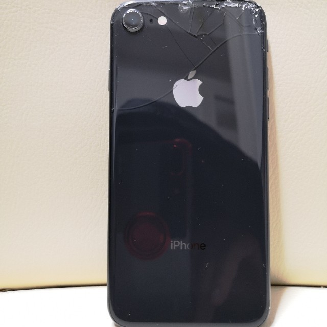 iPhone8 space gray ジャンク品 付属品付き