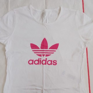 アディダス(adidas)のアディダス 白 シンプルTシャツ(Tシャツ(半袖/袖なし))