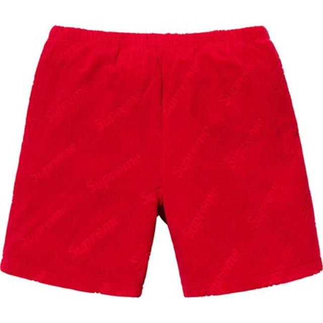 Lsize Terry Jacquard Logo Short