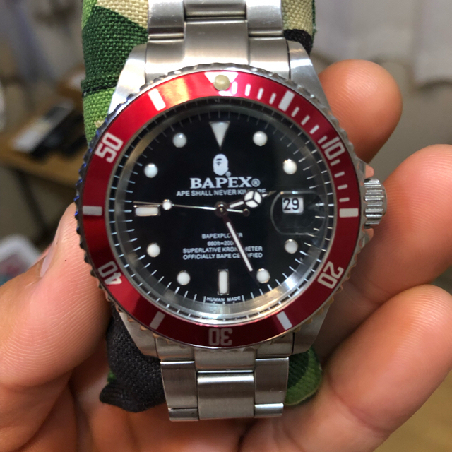 A BATHING APE BAPE BAPEX サルマリーナ レッド