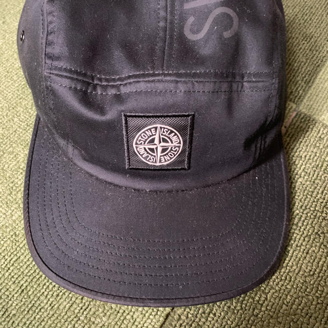 Supreme(シュプリーム)のsupreme stone island cap black メンズの帽子(キャップ)の商品写真