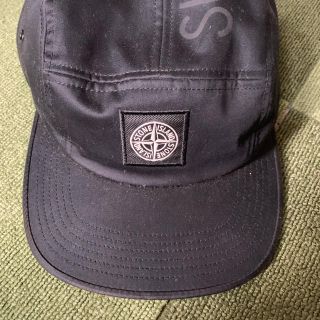 シュプリーム(Supreme)のsupreme stone island cap black(キャップ)