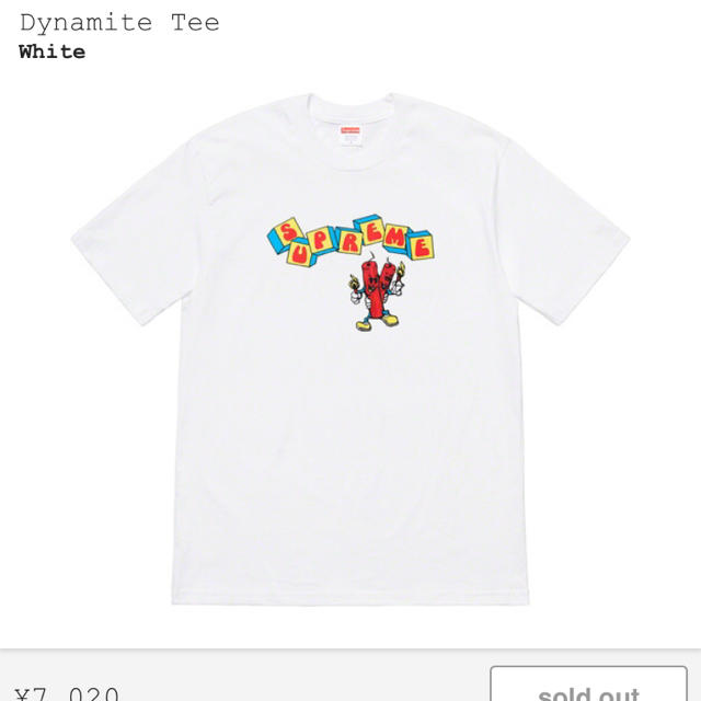 Supreme Dynamite Tee White LLarge購入先