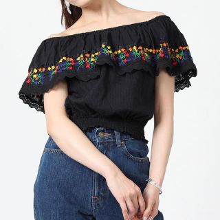 フリークスストア(FREAK'S STORE)のFREAK'S STORE オフショル刺繍ブラウス(シャツ/ブラウス(半袖/袖なし))