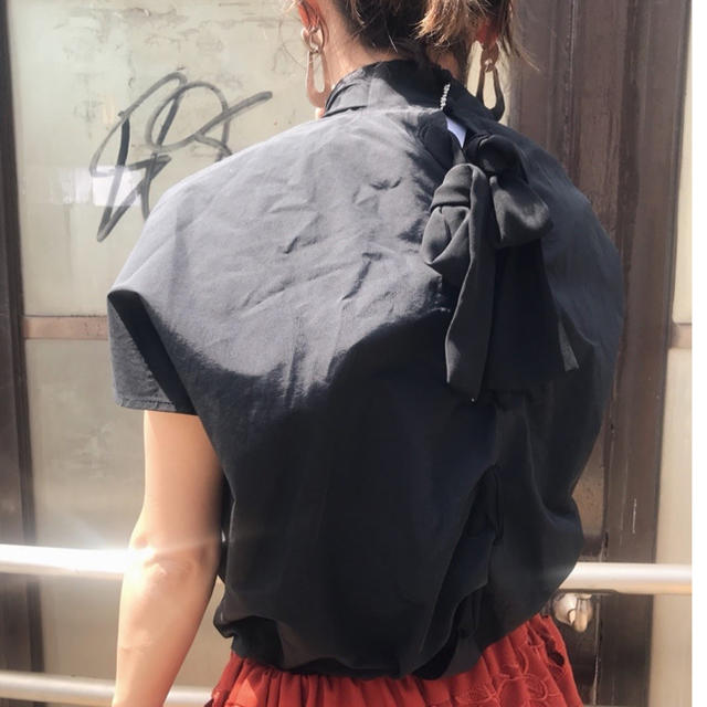 Ameri VINTAGE(アメリヴィンテージ)のameri corona smock top レディースのトップス(シャツ/ブラウス(半袖/袖なし))の商品写真