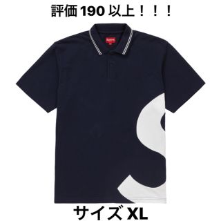 Supreme S Logo Polo Black M シュプリーム ポロシャツ-