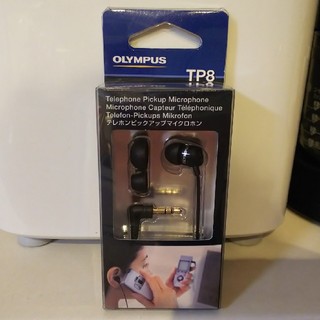 オリンパス(OLYMPUS)の

オリンパス テレフォンピックアップ通話録音用マイク（携帯電話使用可）TP8 (ヘッドフォン/イヤフォン)