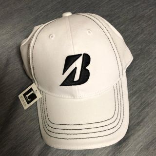 ブリヂストン(BRIDGESTONE)のBRIDGESTONE GOLF キャップ 白 新品(ウエア)