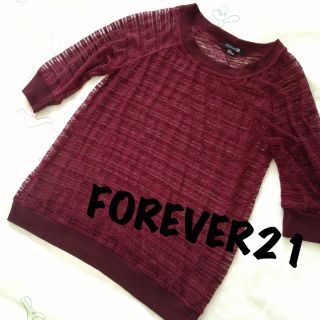 フォーエバートゥエンティーワン(FOREVER 21)の値下げ Foever21レースカットソー(カットソー(長袖/七分))