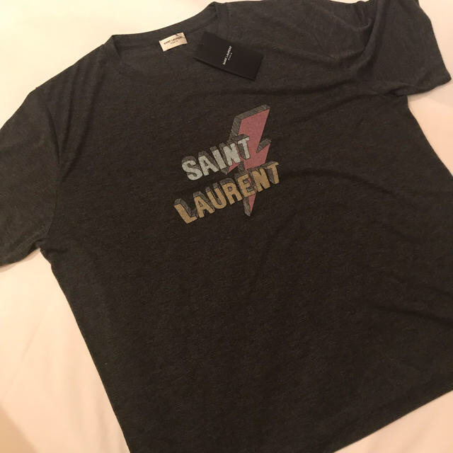 saint laurent ライトニングボルトロゴTシャツ XLサイズ