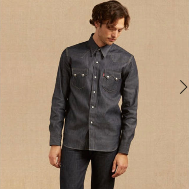 Levi's - LVC 1955 sawtooth denim shirt ウエスタンシャツの Levi's - LVC 1955 sawtooth denim shirt ウエスタンシャツの