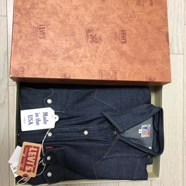 Levi's - LVC 1955 sawtooth denim shirt ウエスタンシャツの Levi's - LVC 1955 sawtooth denim shirt ウエスタンシャツの