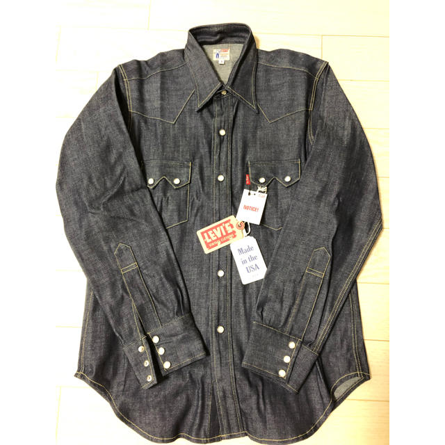 Levi's(リーバイス)のLVC 1955 sawtooth denim shirt ウエスタンシャツ メンズのトップス(シャツ)の商品写真