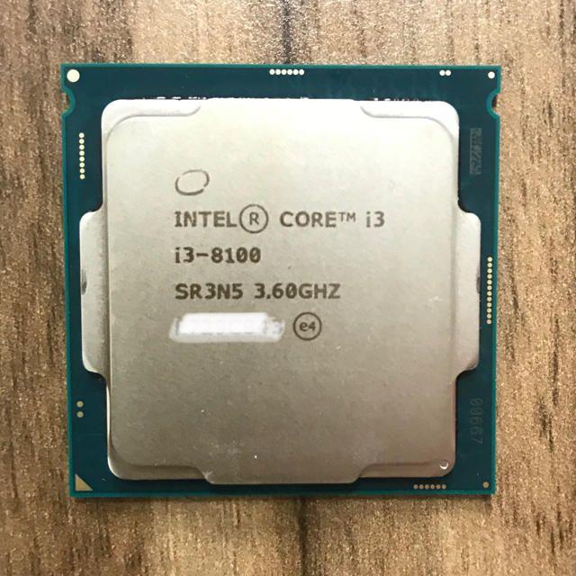 インテル Intel CPU Core i3-8100 3.6GHz