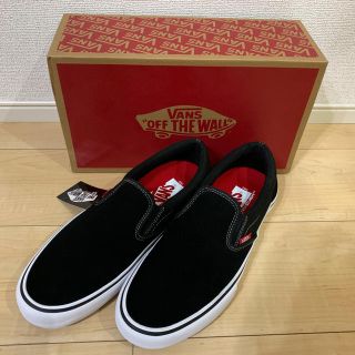 ヴァンズ(VANS)のVANS SLIP-ON PRO Black /White/Gum 新品(スニーカー)