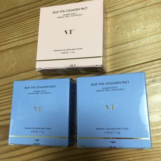 VT  BLUE VITA COLLAGEN PACT １個  & レフィル２個(ファンデーション)