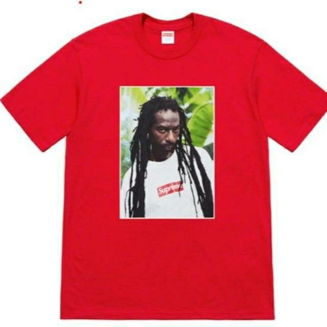 Supreme Buju Banton Tee Red Medium 赤 新作グッ