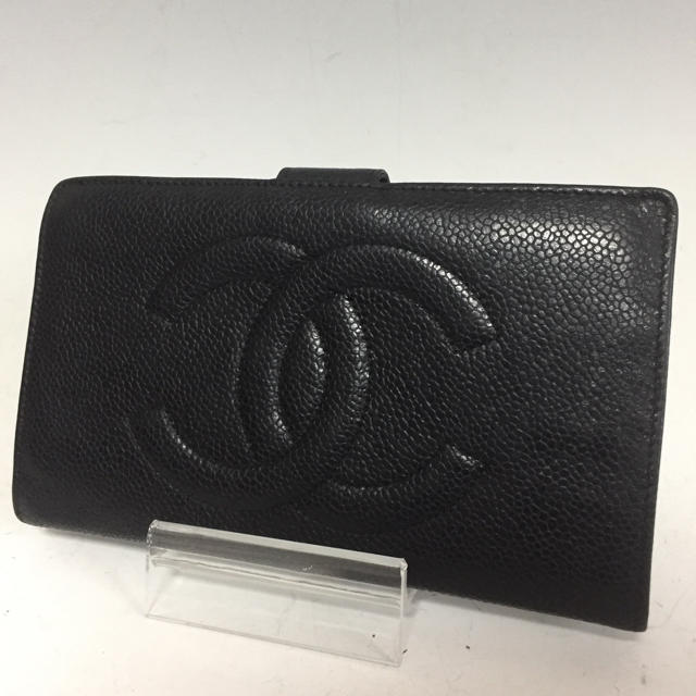 スーパーコピー エルメス バングル / CHANEL - CHANEL 長財布 キャビアスキン 黒 がま口 シャネル ココマークの通販 by プロフ必読お願いします。｜シャネルならラクマ