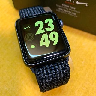 アップルウォッチ(Apple Watch)の美品 Apple Watch Series 3 GPS＋Cellular モデル(腕時計(デジタル))