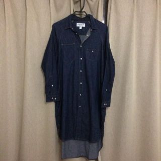 アメリカーナ(AMERICANA)のAMERICANA DENIM SH DRESS(ひざ丈ワンピース)