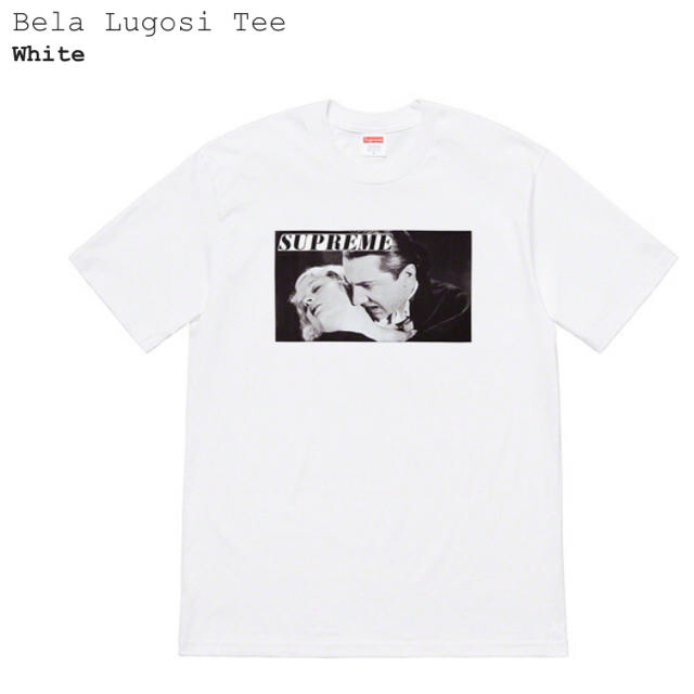 メンズ【Supreme】Bela Lugosi Tee サイズS 白系
