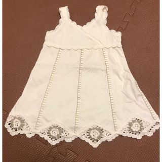 ベベ(BeBe)のbebe トップス レース タンクトップ キャミソール 70.80.90(Tシャツ/カットソー)