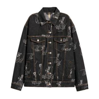 エイチアンドエム(H&M)のH&M×DISNEY★新品未使用★オーバーサイズデニムジャケット(Gジャン/デニムジャケット)