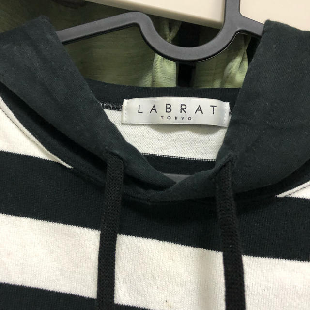 LABRAT(ラブラット)のLABRAT TOKYO ボーダーパーカー レディースのトップス(パーカー)の商品写真