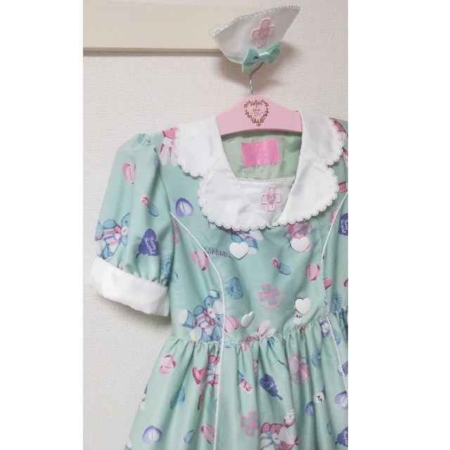 Angelic Pretty(アンジェリックプリティー)のAngelic Pretty Fancy Hospital spワンピースset レディースのワンピース(ひざ丈ワンピース)の商品写真