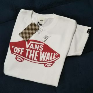 ヴァンズ(VANS)の■新品■今季■ VANSTシャツ／ホワイト／Ｓ(Tシャツ(半袖/袖なし))