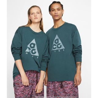 ナイキ(NIKE)のNike acg ロングスリーブ Tシャツ XS 長袖 ロンT ブラック 長袖(Tシャツ/カットソー(七分/長袖))