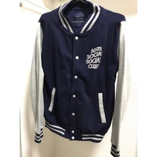 シュプリーム(Supreme)のAnti Social Social Club baseball jacket(パーカー)